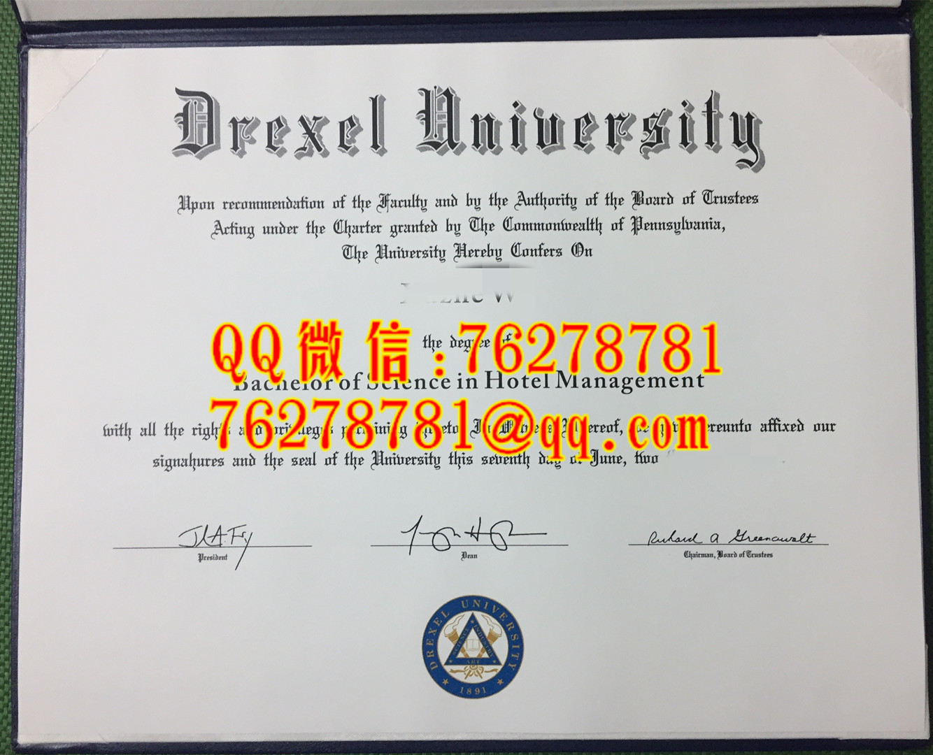 美国德雷塞尔大学Drexel University毕业证，Drexel University diploma degree